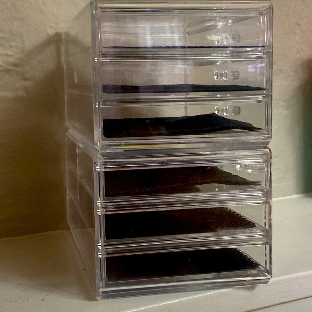 Acrylic Stackable Makeup Storage